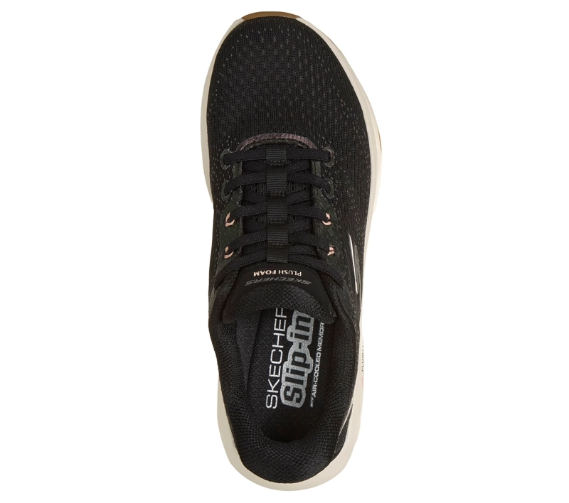 ZAPATILLAS MUJER SKECHERS SLIP-INS PLUSH FOAM OPAL MIST - 2