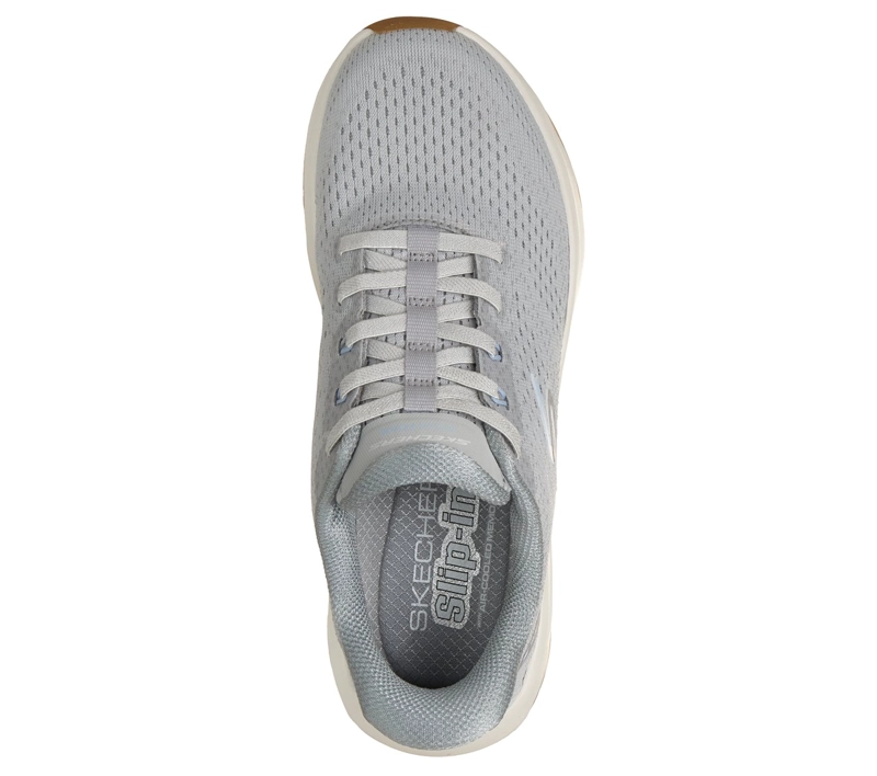 ZAPATILLAS MUJER SKECHERS SLIP-INS PLUSH FOAM OPAL MIST - 2