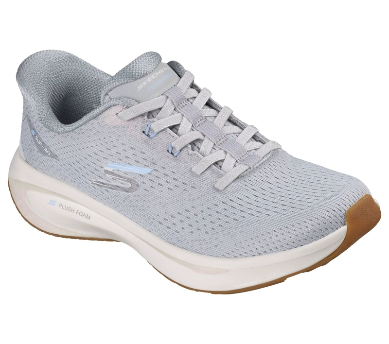 ZAPATILLAS MUJER SKECHERS SLIP-INS PLUSH FOAM OPAL MIST - 4