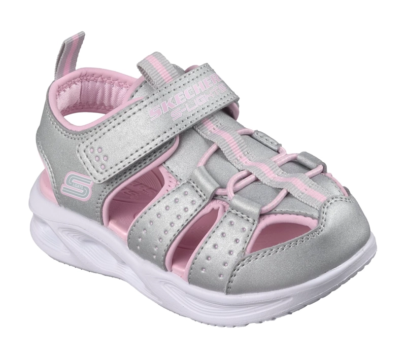 SANDALIAS NIÑA SKECHERS SOLA GLOW SANDAL POWER STEP - 4