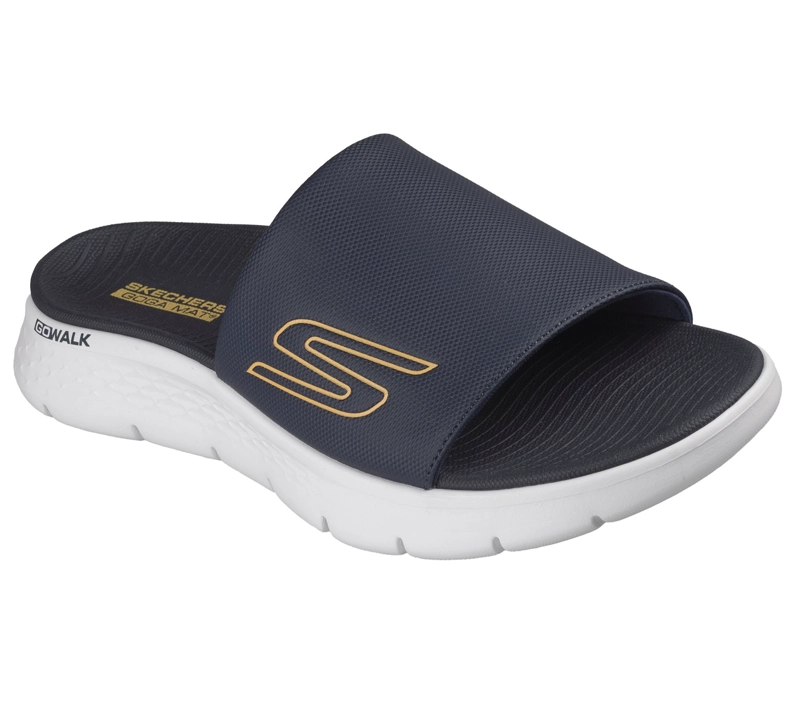 SANDALIAS HOMBRE SKECHERS GO WALK FLEX SANDAL CLAY - 4