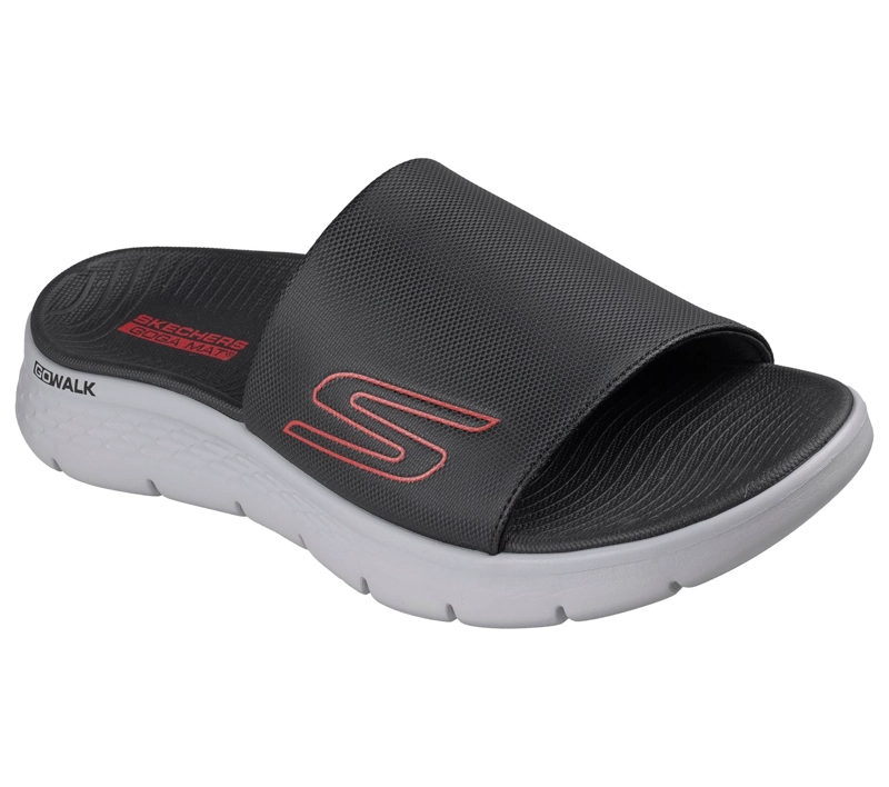 SANDALIAS HOMBRE SKECHERS GO WALK FLEX SANDAL CLAY - 4