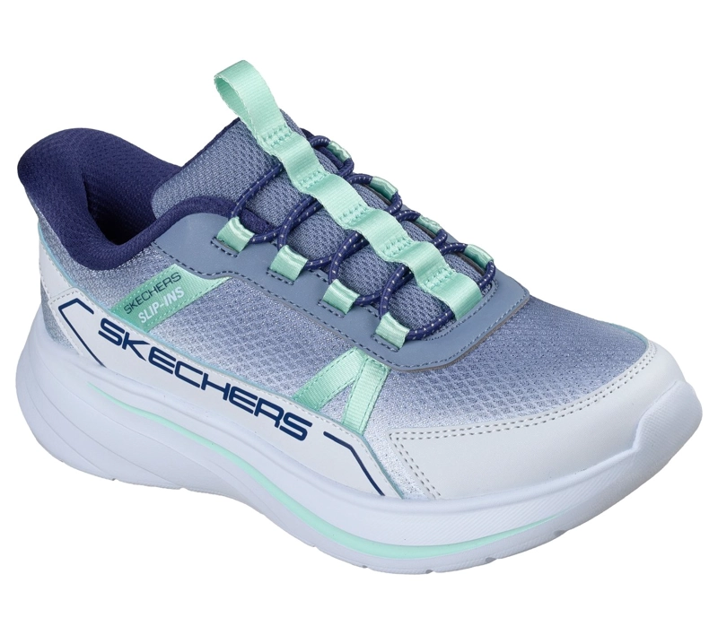 ZAPATILLAS NIÑA SKECHERS SLIP-INS WAVE 92 SPARKLE SPRINT - 4