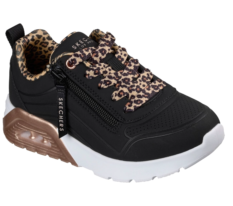 ZAPATILLAS NIÑA SKECHERS UNO LITE 2.0 LEOPARD STRIDE - 4