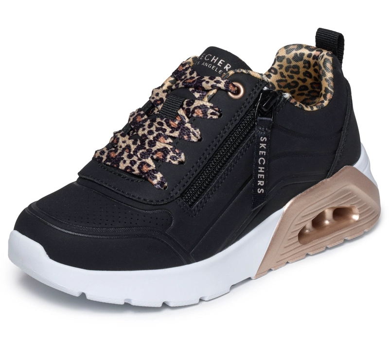 ZAPATILLAS NIÑA SKECHERS UNO LITE 2.0 LEOPARD STRIDE - 5