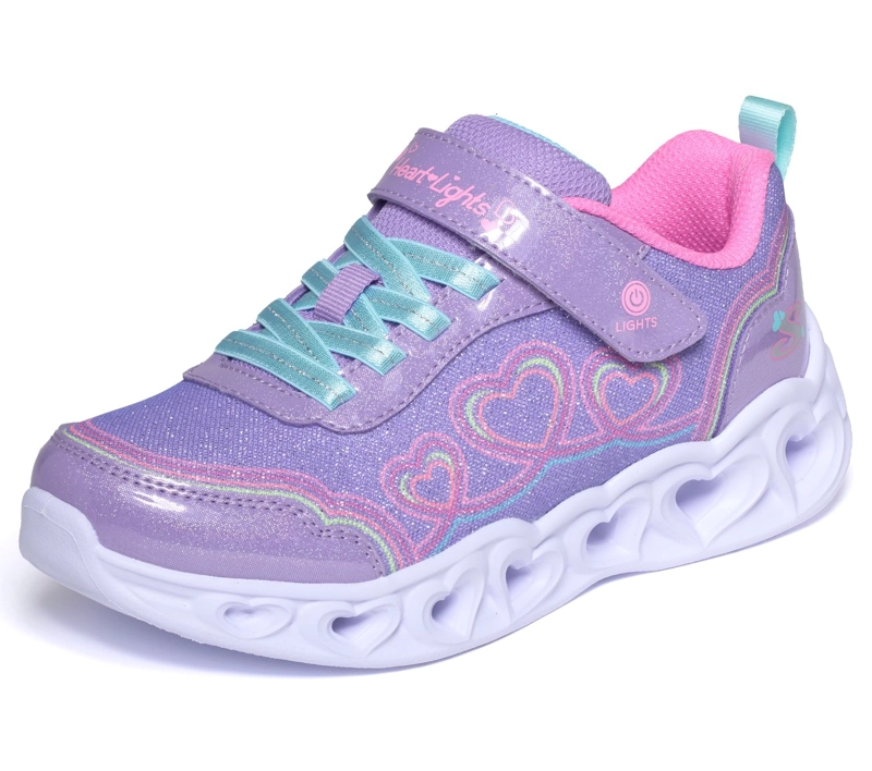 ZAPATILLAS NIÑA SKECHERS HEART LIGHTS BUBBLE LOVE - 5