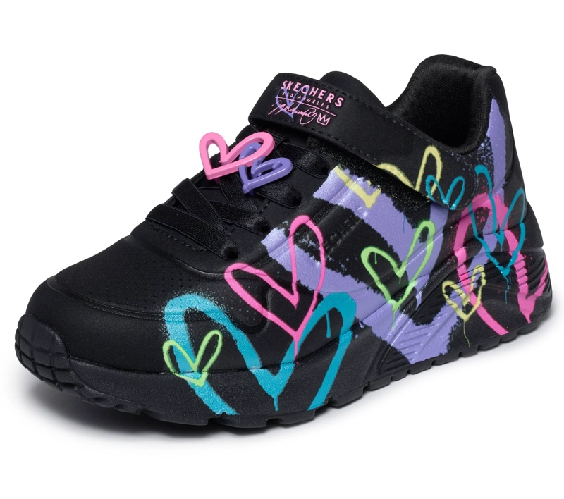ZAPATILLAS NIÑA SKECHERS UNO LITE HEART STATUS - 5