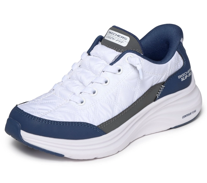 ZAPATILLAS NIÑO SKECHERS SLIP-INS CONTOUR FOAM COZY FIT - 5