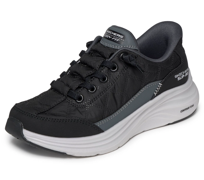 ZAPATILLAS NIÑO SKECHERS SLIP-INS CONTOUR FOAM COZY FIT - 5