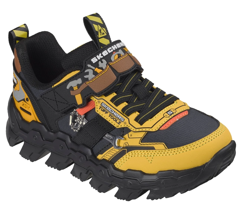 ZAPATILLAS NIÑO SKECHERS MEGA-FLEX LITE TUFF TOOLZ - 4