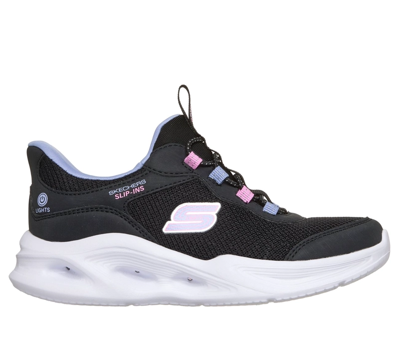ZAPATILLAS NIÑA SKECHERS SLIP-INS SOLA GLOW NEON DASH - 1