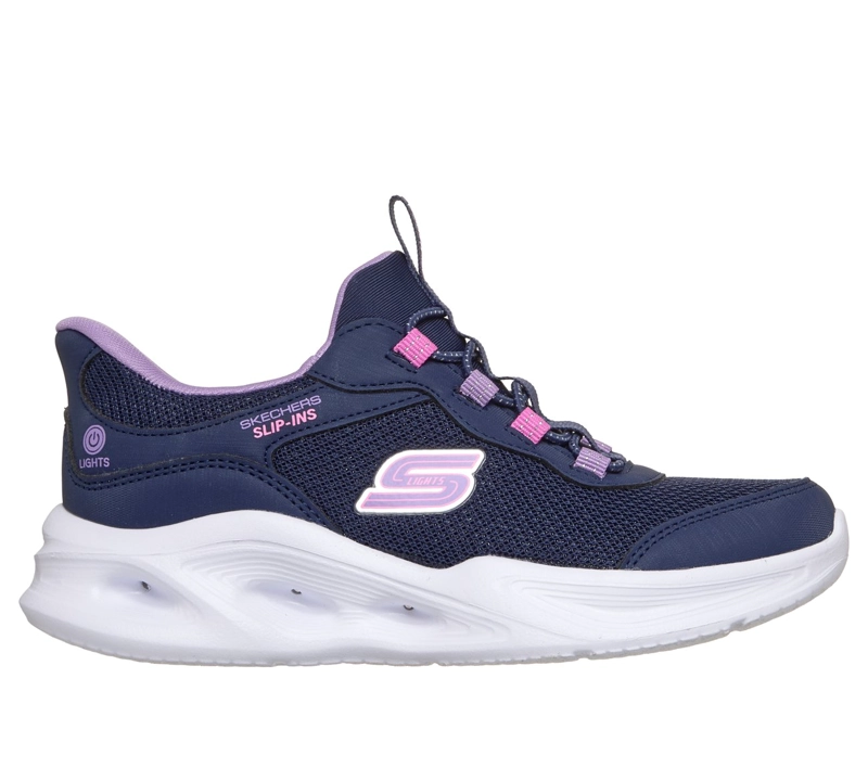 ZAPATILLAS NIÑA SKECHERS SLIP-INS SOLA GLOW NEON DASH - 1