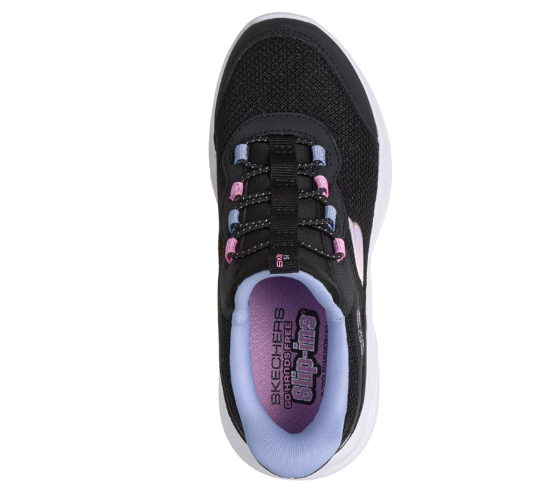 ZAPATILLAS NIÑA SKECHERS SLIP-INS SOLA GLOW NEON DASH - 2