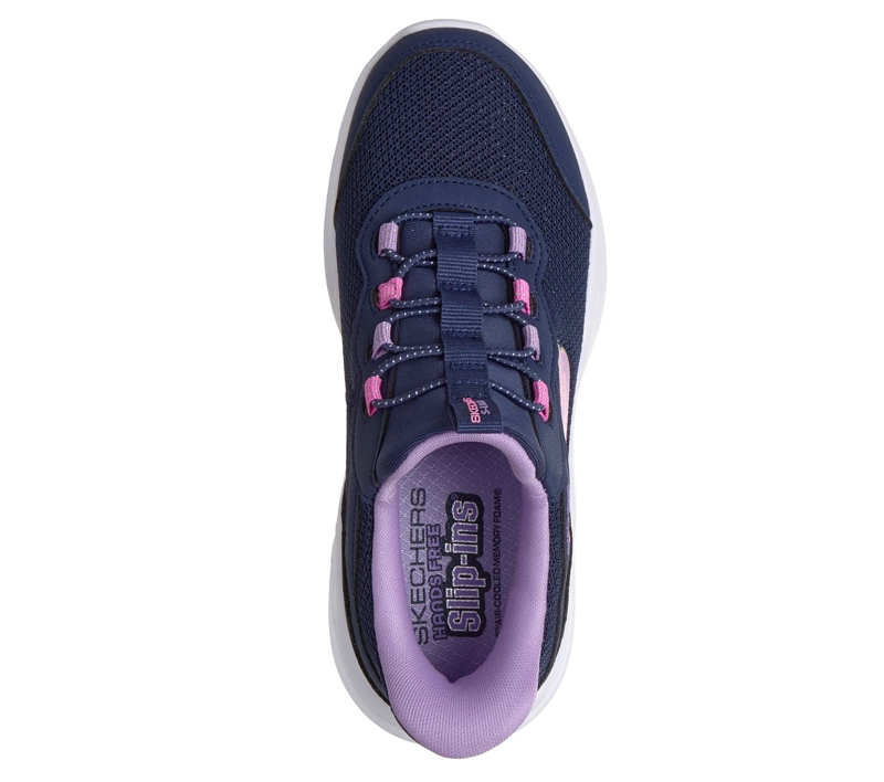ZAPATILLAS NIÑA SKECHERS SLIP-INS SOLA GLOW NEON DASH - 2