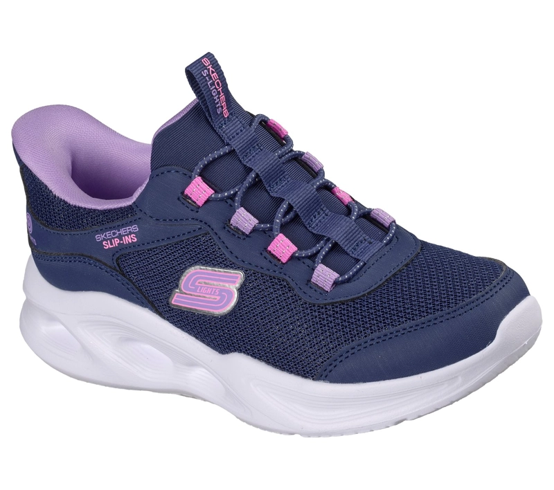 ZAPATILLAS NIÑA SKECHERS SLIP-INS SOLA GLOW NEON DASH - 4