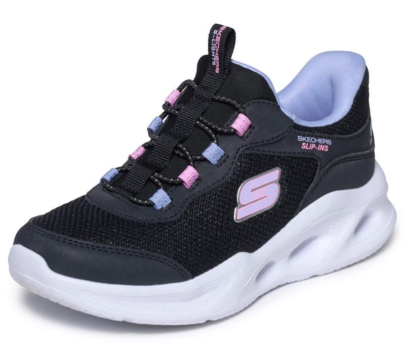 ZAPATILLAS NIÑA SKECHERS SLIP-INS SOLA GLOW NEON DASH - 5