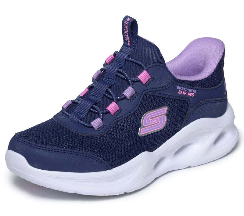 ZAPATILLAS NIÑA SKECHERS SLIP-INS SOLA GLOW NEON DASH - 5