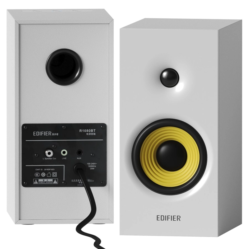 PARLANTES MULTIMEDIA BLUETOOTH R1080BT WHITE EDIFIER - 3