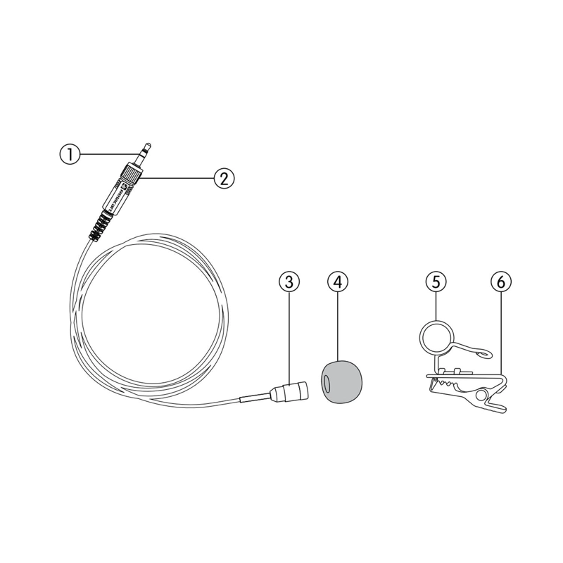 RELACART LM-P01 1M MICROFONO LAVALIER - 7