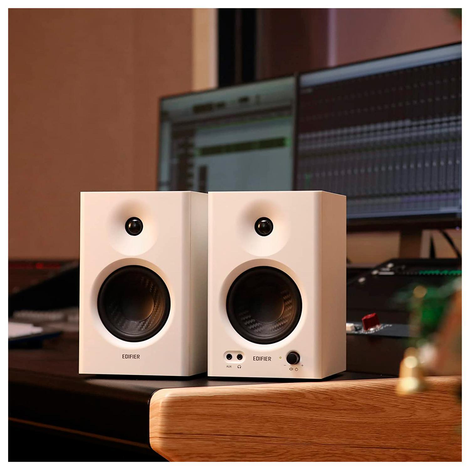 PARLANTES MONITORES DE ESTUDIO EDIFIER MR4 WHITE - 3