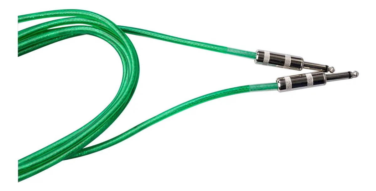 CREF CR C 3 METROS GREEN CABLE PLUG INSTRUMENTO - 1