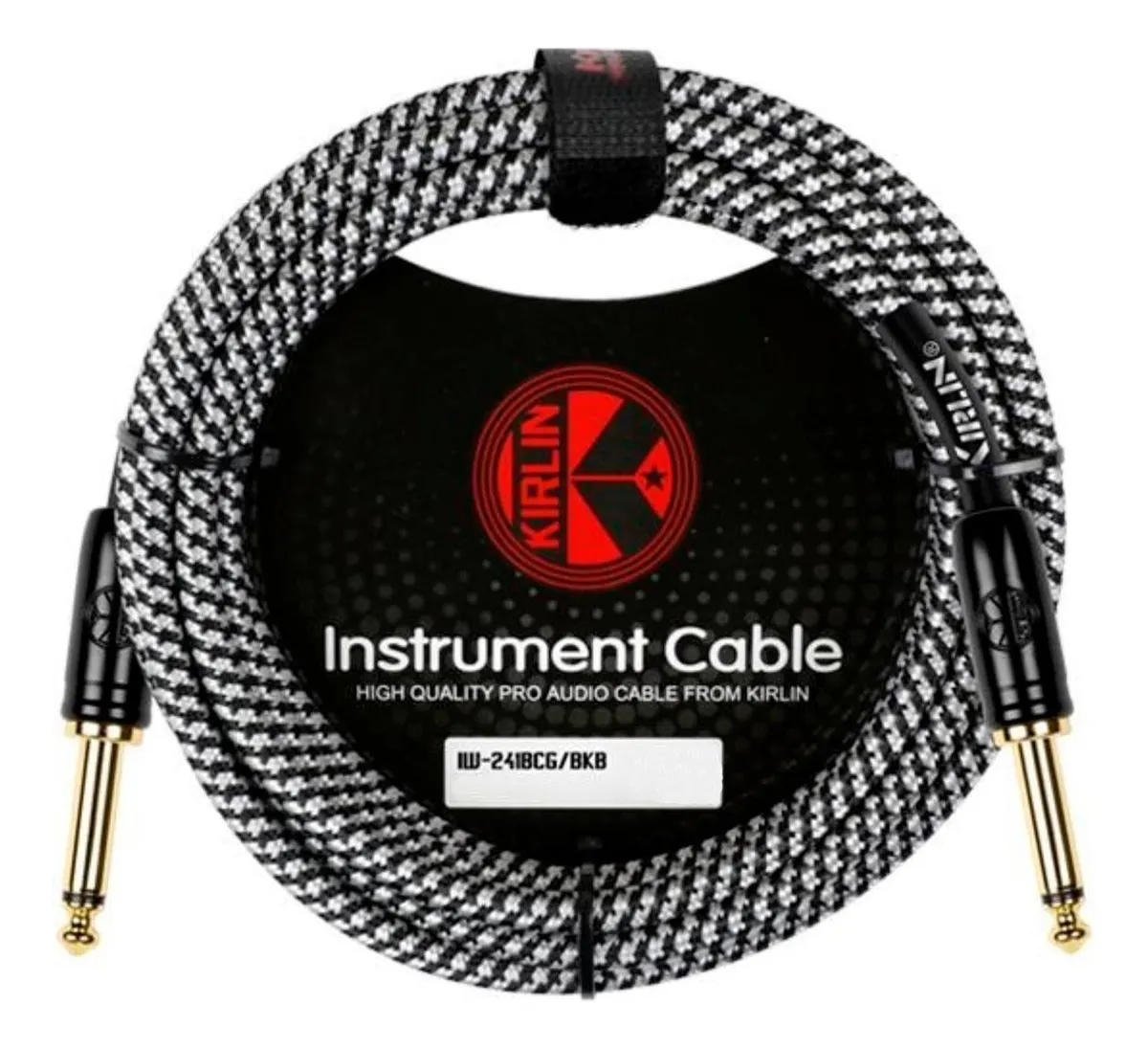 KIRLIN IW241BCG 6M PUB GRIS PREMIUM CABLE PLUG INSTRUMENTO - 1