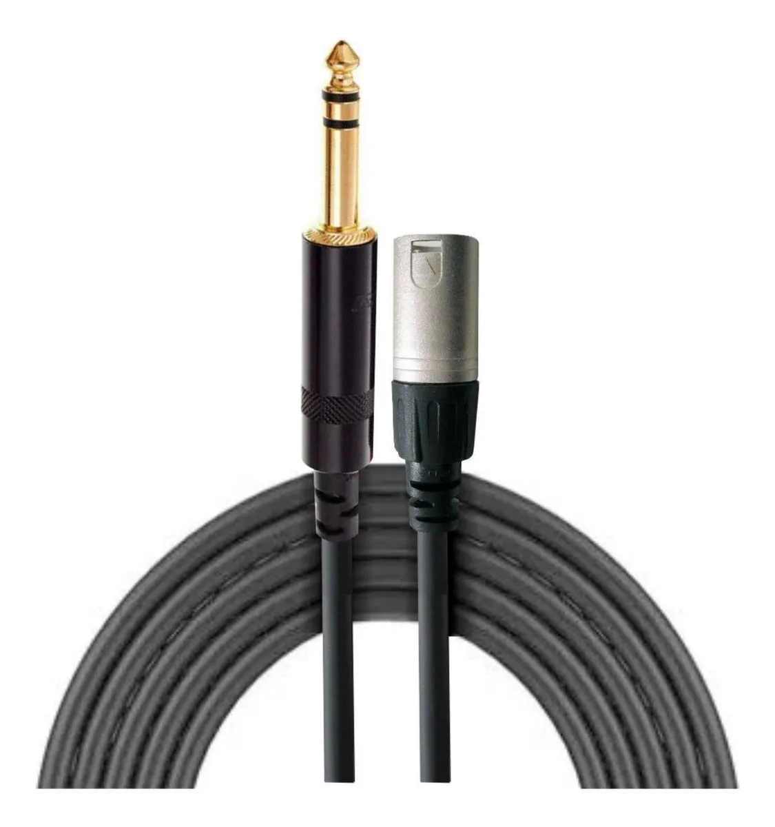 CABLE XLR MACHO A PLUG TRS 6,3MM 1,5 MTS (ENVIO GRATIS) REAN - 1