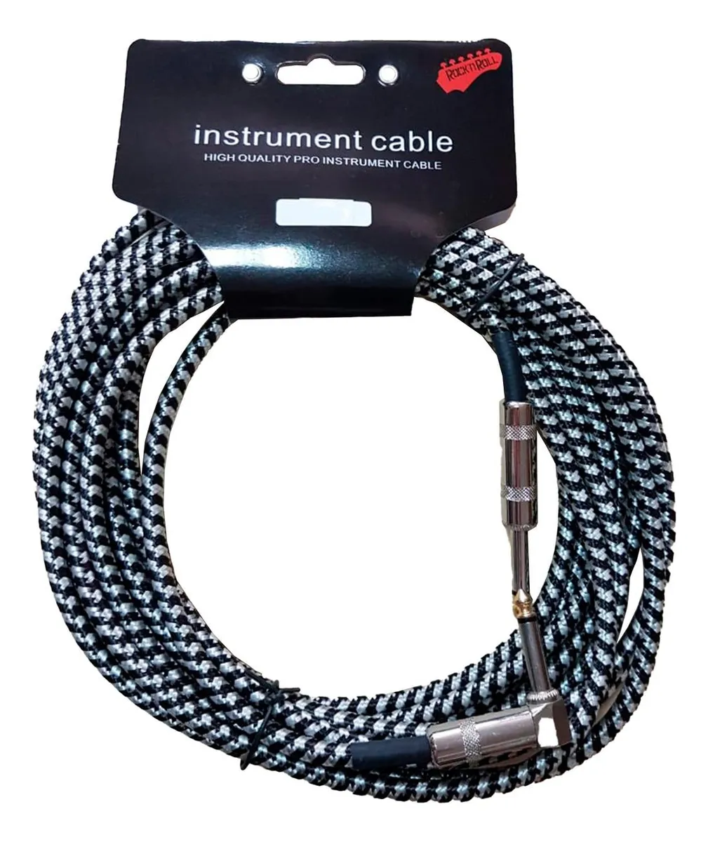 CABLE INSTRUMENTO 5,5MTS GUITARRAS BAJOS (ENVIO GRATIS) GCR - 1