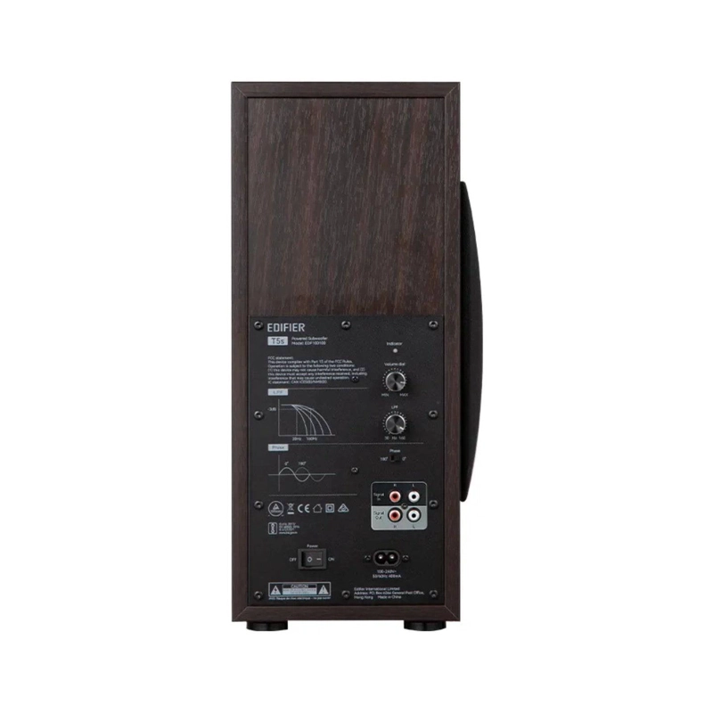 SUBWOOFER EDIFIER T5S MARRON 8 PULGADAS - 3