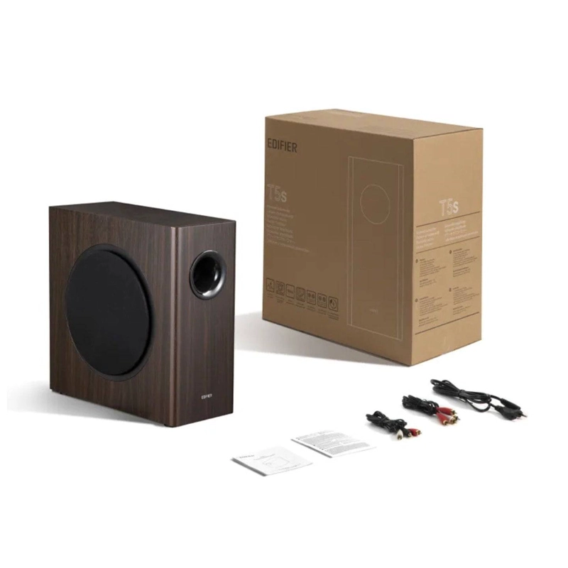 SUBWOOFER EDIFIER T5S MARRON 8 PULGADAS - 4