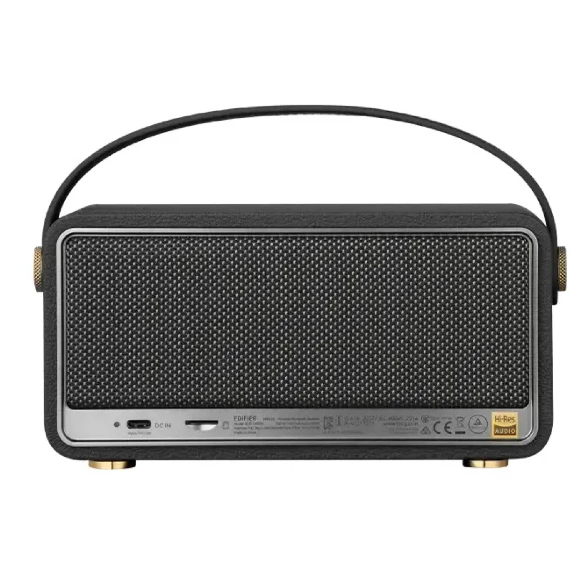 EDIFIER MP330  PARLANTE PORTATIL RETRO BLACK CON BLUETOOTH - 2