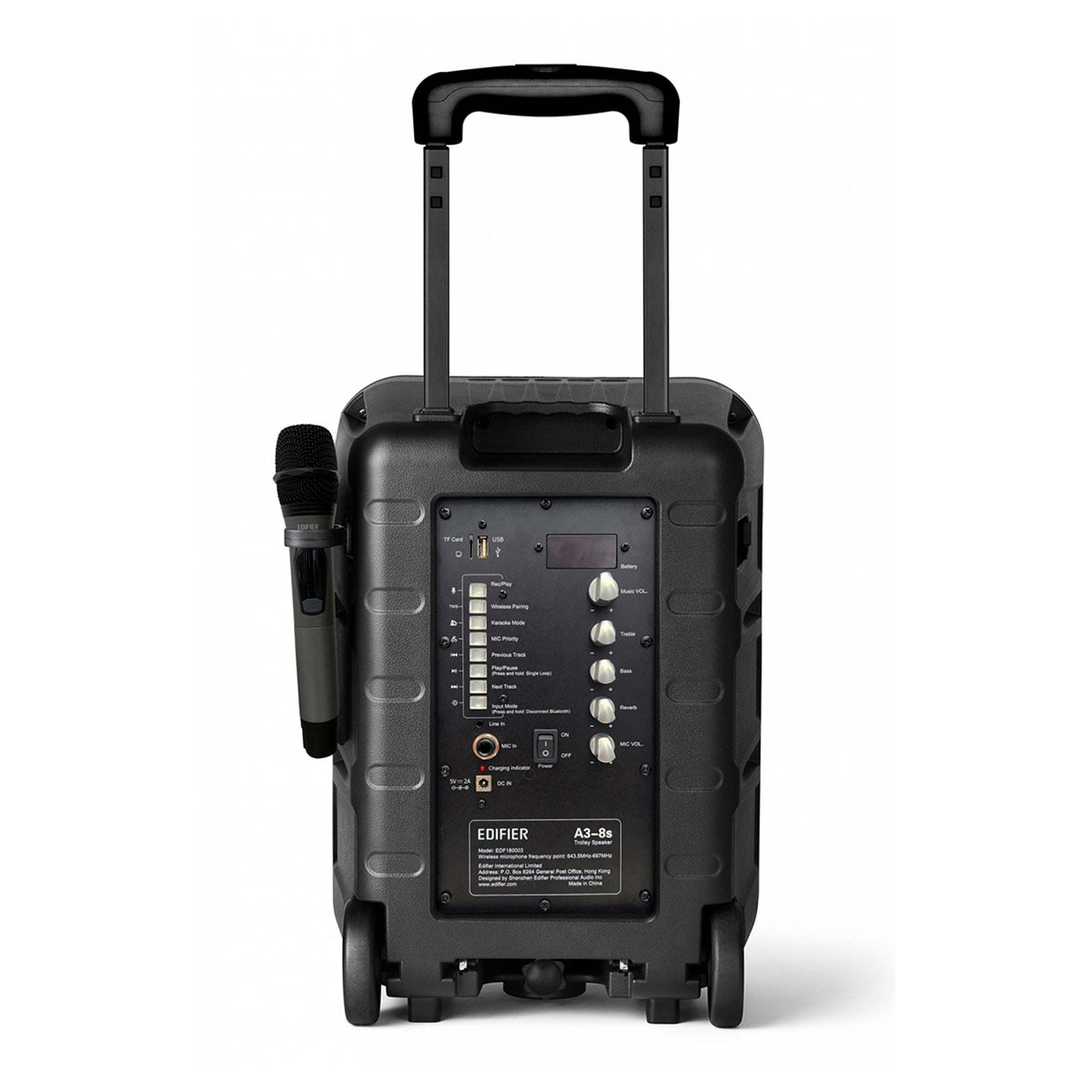 EDIFIER A3-8S SISTEMA PORTATIL PARLANTE ACTIVO CON MICROFONO - 2