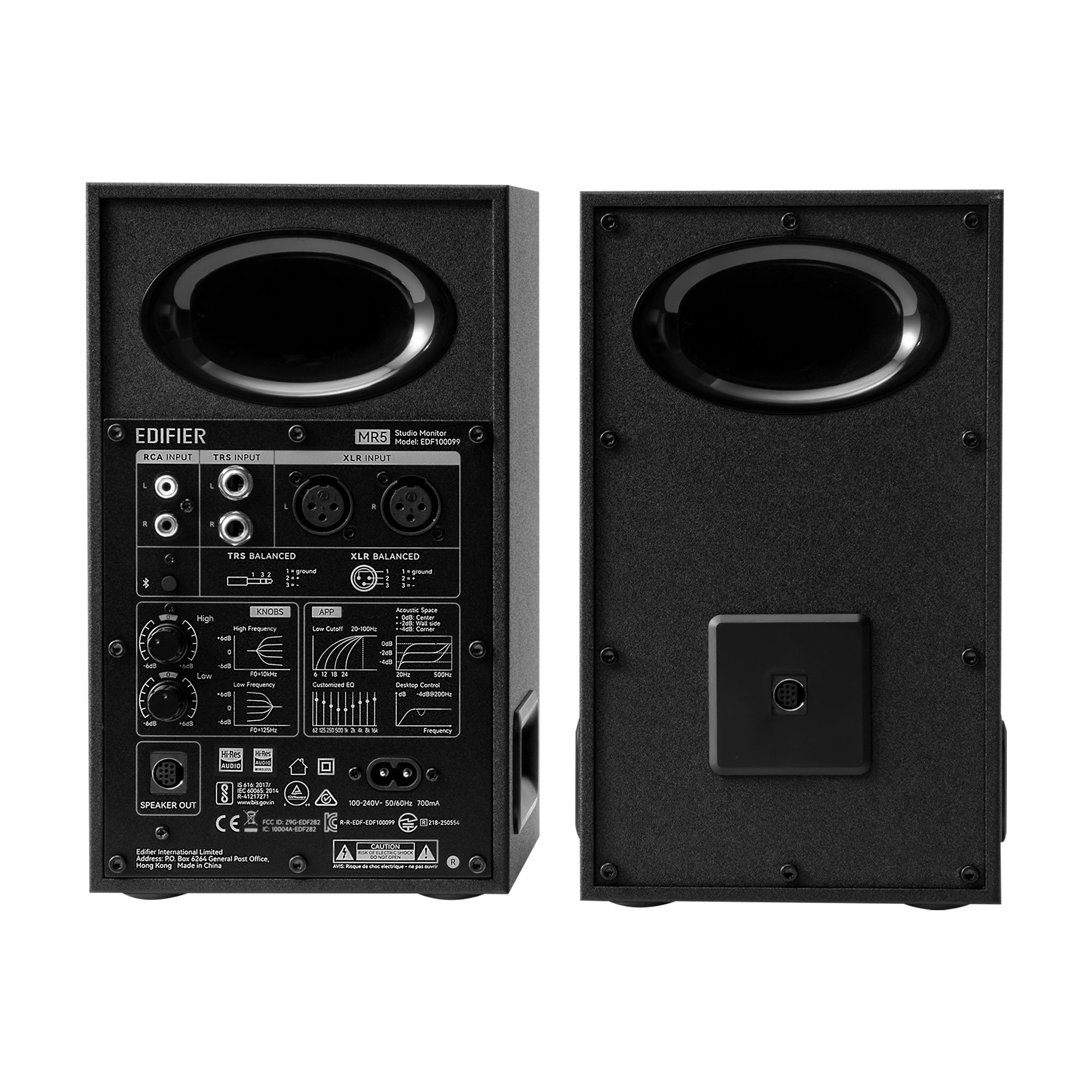 EDIFIER MR5 BLACK MONITORES DE ESTUDIO 5' - 3