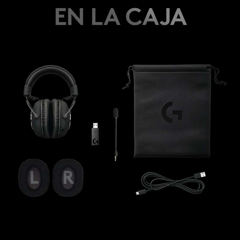 AUDÍFONOS GAMER LOGITECH G HEADSET TRUE WIRELESS PRO X LIGHTSPEED BLUETOOTH - 2