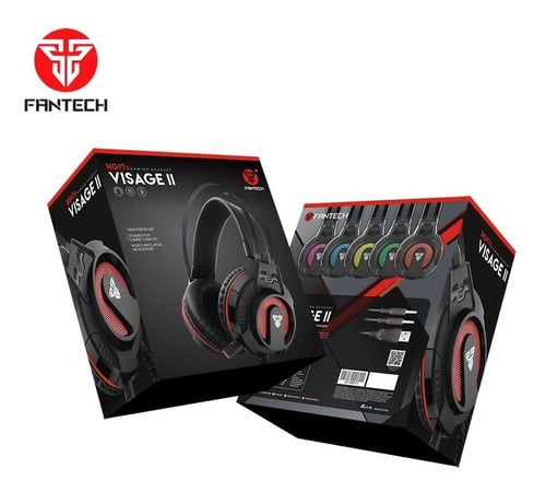 AUDÍFONOS GAMER FANTECH HEADSET VISAGE II HG17S NEGRO CONECTOR JACK 3.5MM - 4