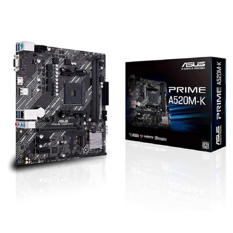 PLACA MADRE ASUS PRIME A520M-K AM4 AMD RYZEN MICRO ATX - 4
