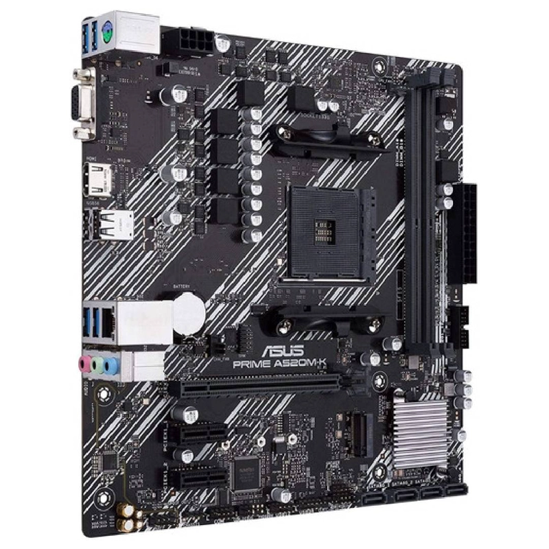 PLACA MADRE ASUS PRIME A520M-K AM4 AMD RYZEN MICRO ATX - 5