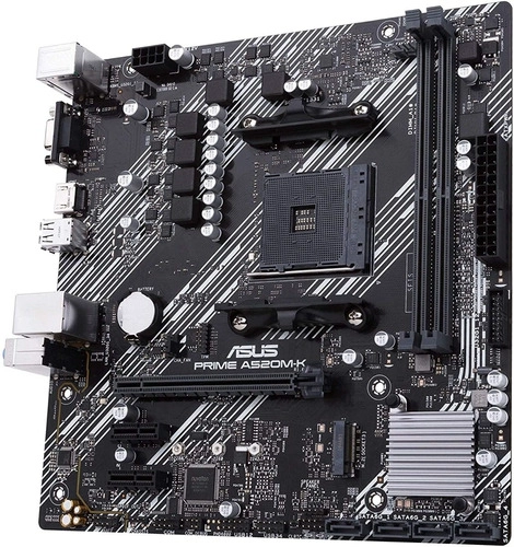 PLACA MADRE ASUS PRIME A520M-K AM4 AMD RYZEN MICRO ATX - 6