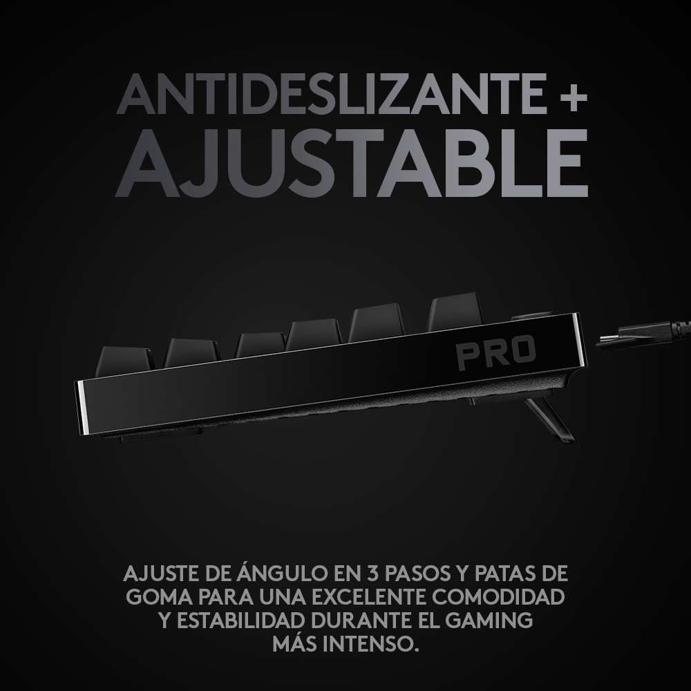 TECLADO GAMER LOGITECH G PRO QWERTY GX BLUE CLICKY INGLE S - 3