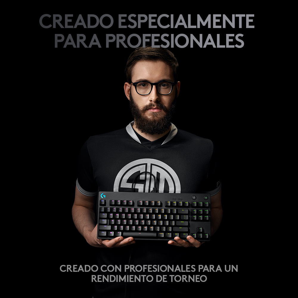 TECLADO GAMER LOGITECH G PRO QWERTY GX BLUE CLICKY INGLE S - 8