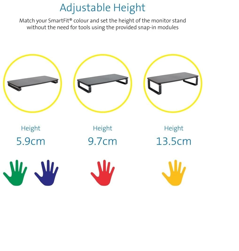 BASE EXTRA ANCHA SMARTFIT PARA MONITORES KENSIGNTON K52797 - 5