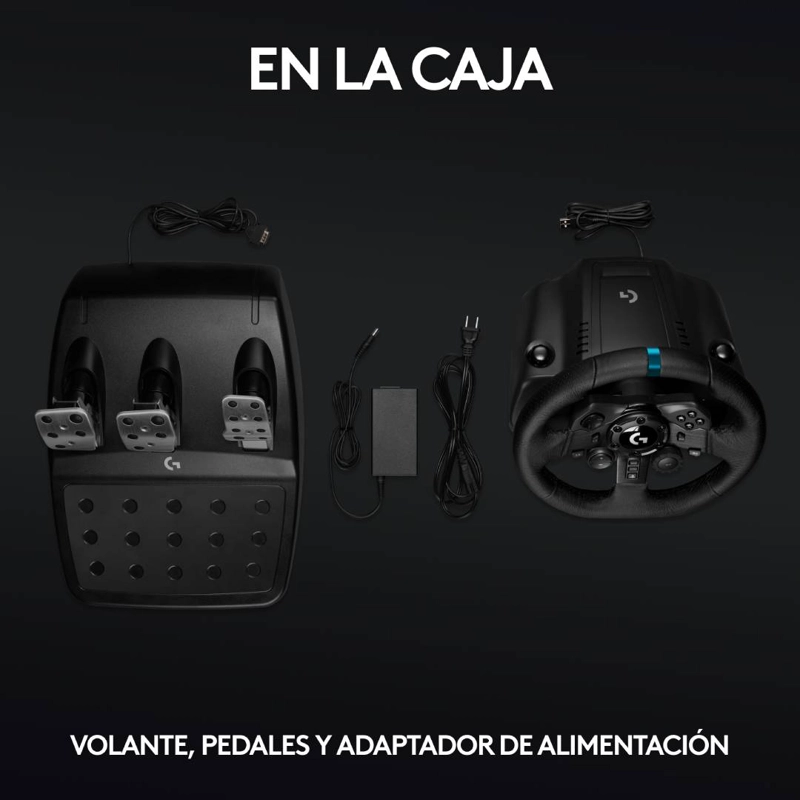 VOLANTE GAMER C/ PEDALES LOGITECH G923 EDICION PS4 - 7