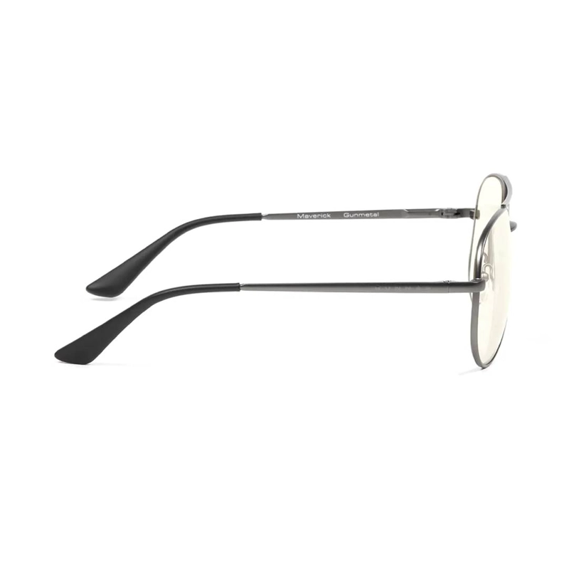 LENTES GAMER GUNNAR MAVERICK GUNMETAL CLEAR - 4