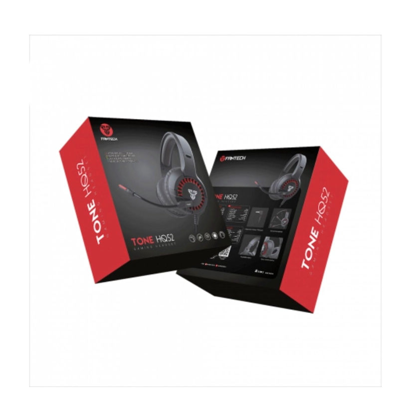 AUDÍFONOS GAMER FANTECH HEADSET TONE HQ52 CONECTOR JACK 3.5MM - 6