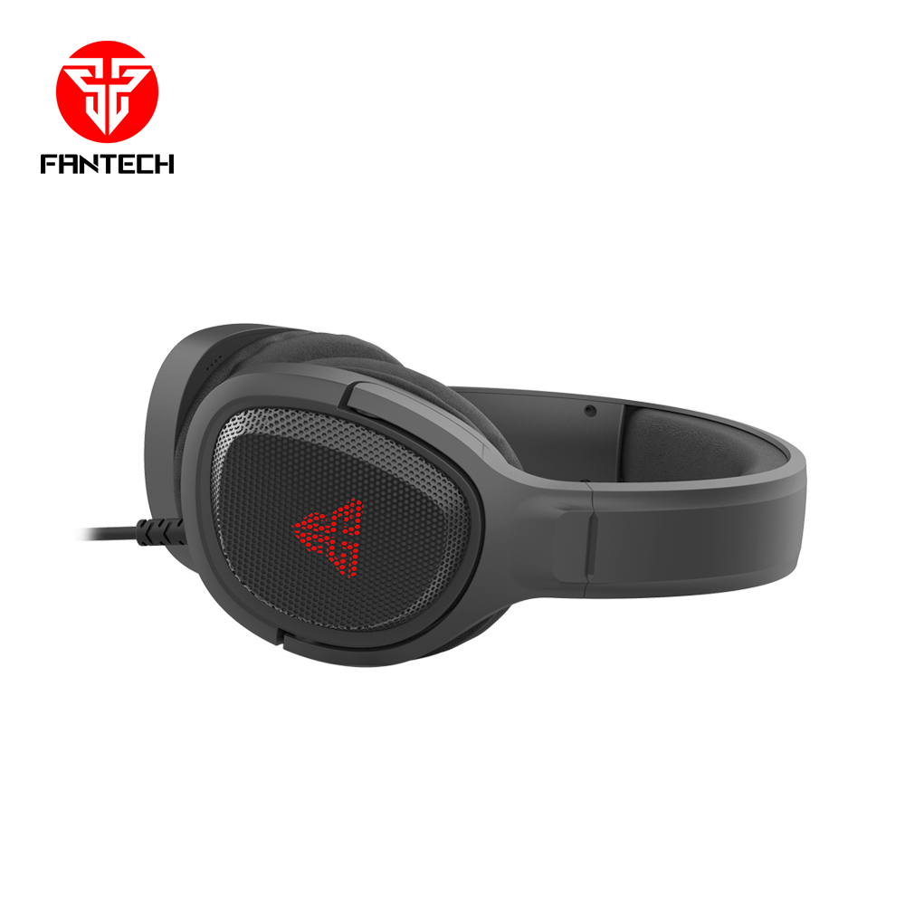 AUDÍFONOS GAMER FANTECH HEADSET VIBE MH85 NEGRO CONECTOR JACK 3.5MM - 5