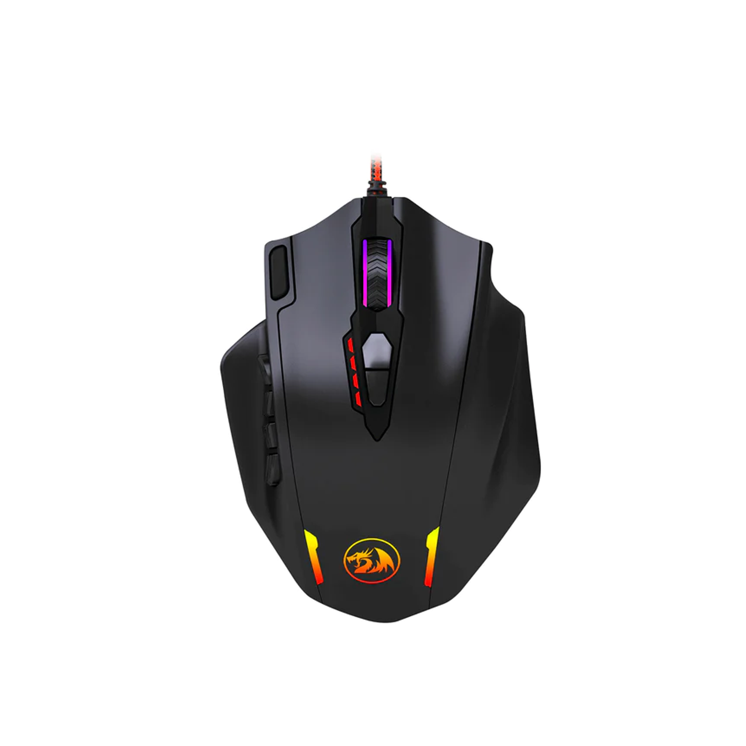 MOUSE GAMER REDRAGON IMPACT M908 RGB 18 BOTONES 12400 DPI - 1