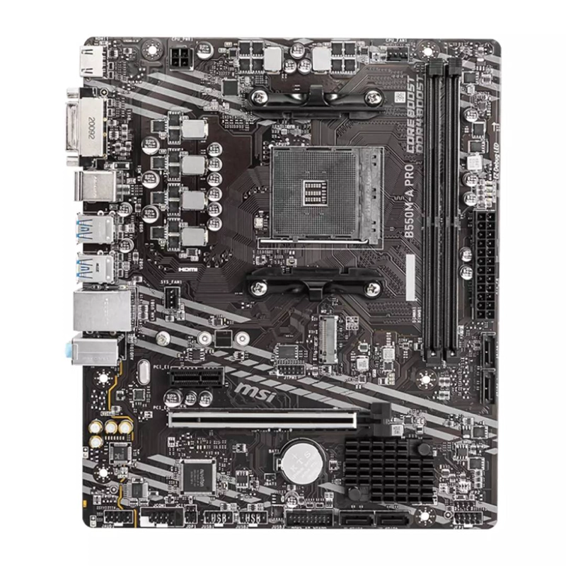 PLACA MADRE MSI B550M-A PRO, MICRO ATX, AM4, DDR4 - 2