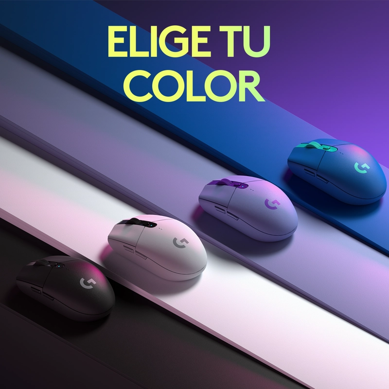 MOUSE GAMER LOGITECH INALAMBRICO G305 AZUL 12K DPI - 4