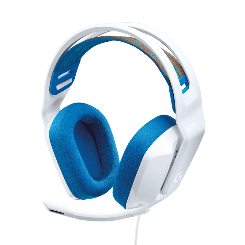 AUDÍFONOS GAMER LOGITECH G HEADSET G335 BLUETOOTH BLANCO CONECTOR JACK 3.5MM - 1