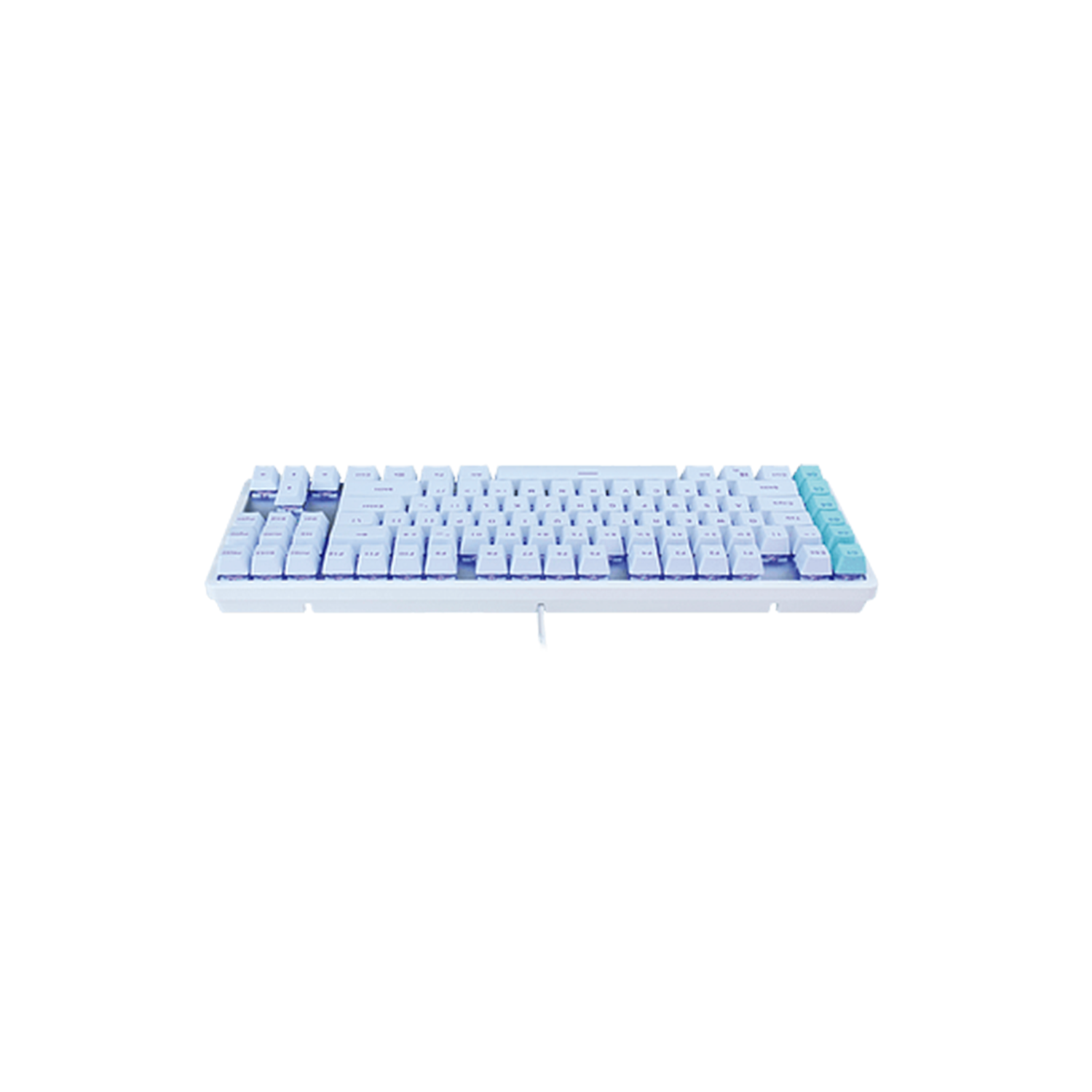 TECLADO GAMER UNIVERSAL HYPE LEGEND L BLANCO SW OUTEMU BROWN - 3